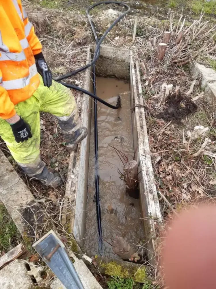 canalisation bouchées